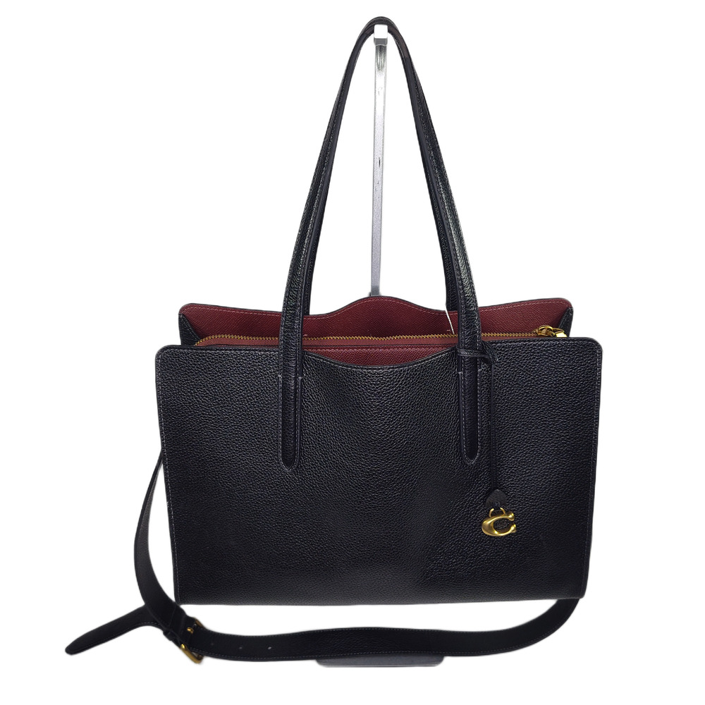 COACH Legacy Large Pebbled Leather Black Carryall 35 - Used/Good Condition - Picture 5 of 16